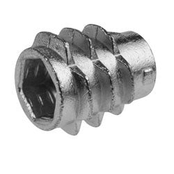 Threaded Insert Nut, 5/16-18 x 20mm Hex Drive, Non-Flange (500)
