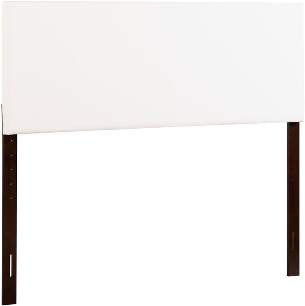 Glory Furniture Nova Faux Leather Upholstered King Headboard in White