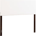 Glory Furniture Nova Faux Leather Upholstered King Headboard in White
