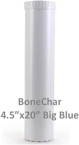 Bone Char carbon filter 4.5' x 20' whole house application for reducing fluoride, and arsenic from your water