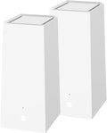 Motorola MQ20 WiFi 6E Router with Easy Mesh, Tri-Band 8.4 Gbps Speed, 3000 sq. ft Coverage, Advanced Parental Controls, Next-Gen Security & Seamless Device Management - White, Dual Pack