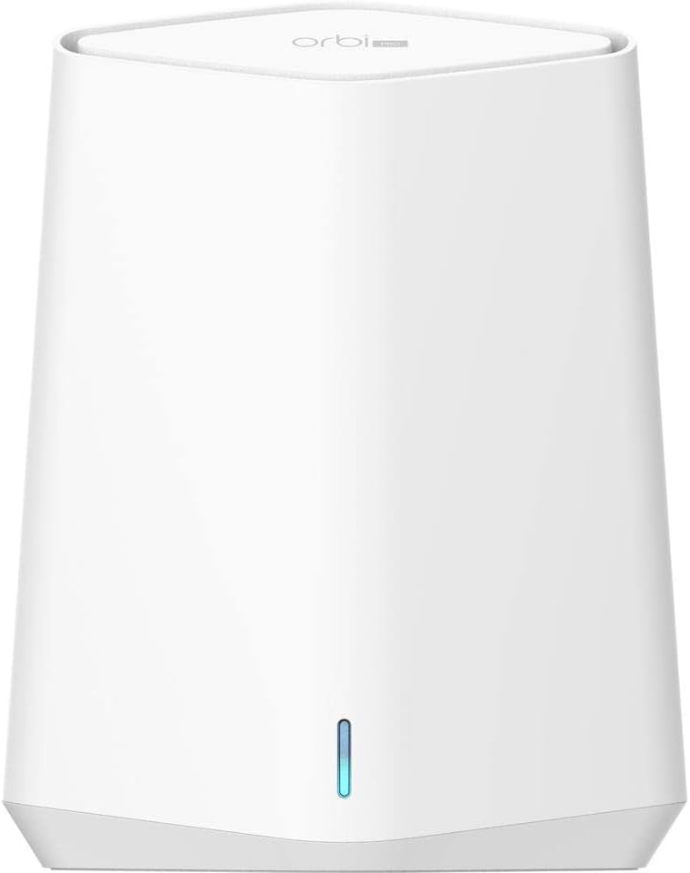 NETGEAR Orbi Pro WiFi 6 Mini Mesh Router (SXR30) for Business or Home | VLAN, QoS | Coverage up to 2,000 sq. ft., 40 Devices | AX1800 802.11 AX (up to 1.8Gbps)