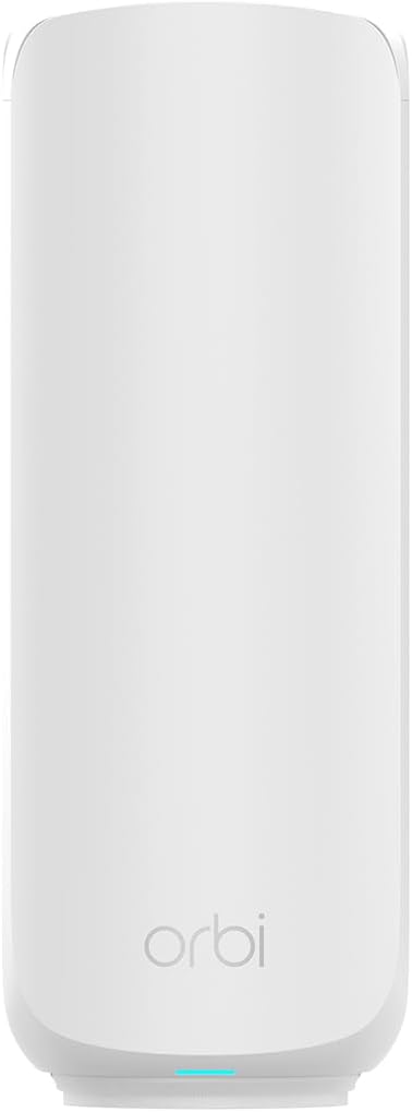NETGEAR Orbi 360 Series (RBE360) Dual-Band WiFi 7 Mesh Network Add-on Satellite – Works with Orbi RBE362, RBE363 Security Features, 5 Gbps, Adds Coverage up to 2,000 sq. ft., BE5000