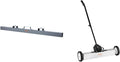 VEVOR 120lb Hanging & 50lb Rolling Magnetic Sweepers Nail Pickup Tool Kit with Wheels and Telescoping Handle for Construction Warehouse Floor Cleaning