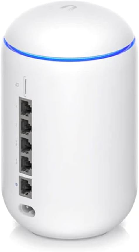 UBIQUITI UniFi Dream Router - WiFi 6 Router, USG, 2X PoE Output - UniFi OS Console (UniFi Network, Protect, Talk, Access) Up to 500Mbps WAN Speeds