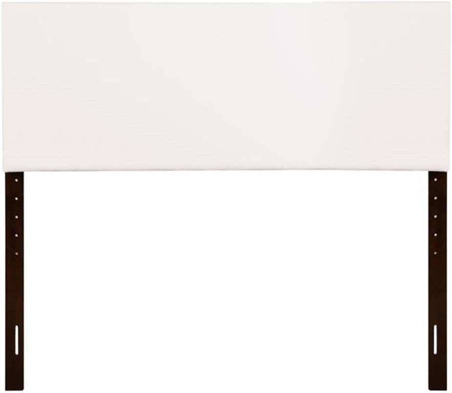 Glory Furniture Nova Faux Leather Upholstered Full Headboard in White