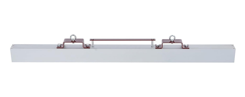 Vestil HFMS-60 Steel Forklift Hanging Magnetic Sweeper 60 in. Wide 65 Lb. Capacity Silver
