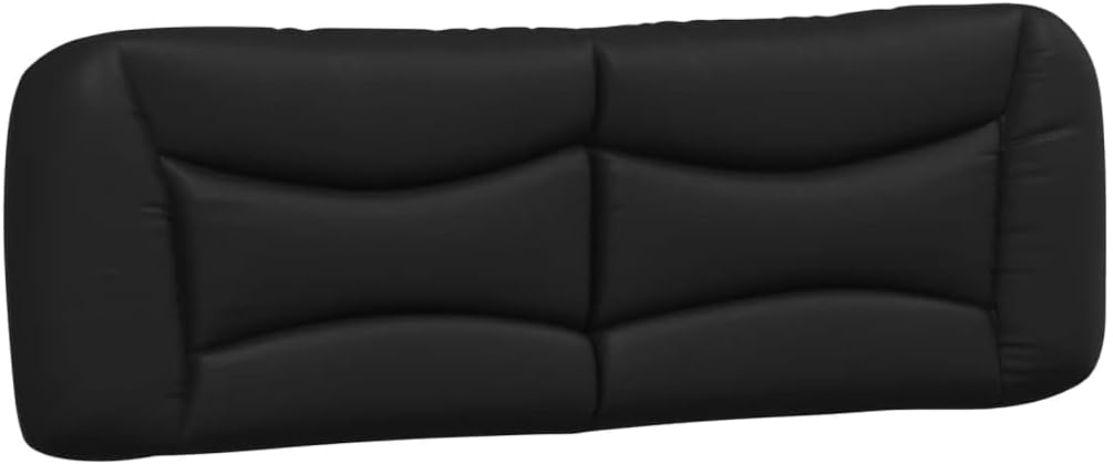 Queen Size Upholstered Platform Bed Frame Black with Headboard Modern Design for Bedroom Comfortable and Durable 61.8 x 85.8 x 29.3 Inches