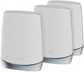 NETGEAR Orbi RBK753 High-Performance Whole Home Mesh WiFi System 3-Pack Includes 1 Router & 2 Satellites White (Renewed)