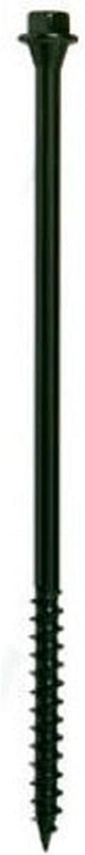FastenMaster FMTLOK06-250 TimberLOK Heavy-Duty Wood Screw, 6 Inches, 250-Count, 6', Black