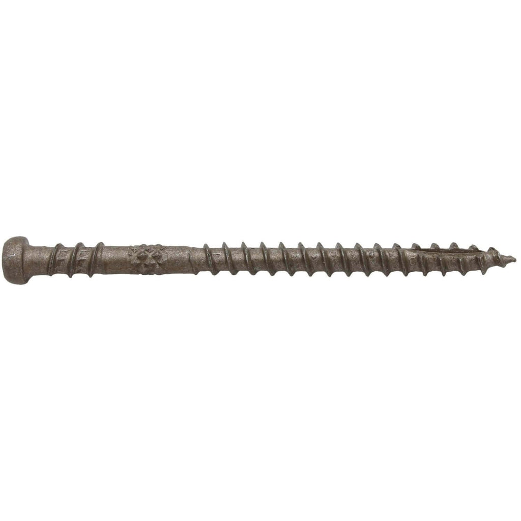 10 x 2-3/4' TAN Composite Decking Wood Screw Torx/Star Drive Head - Exterior Coated - AQC Lumber Compatible - 5 Pound CASE ~3870 Screws