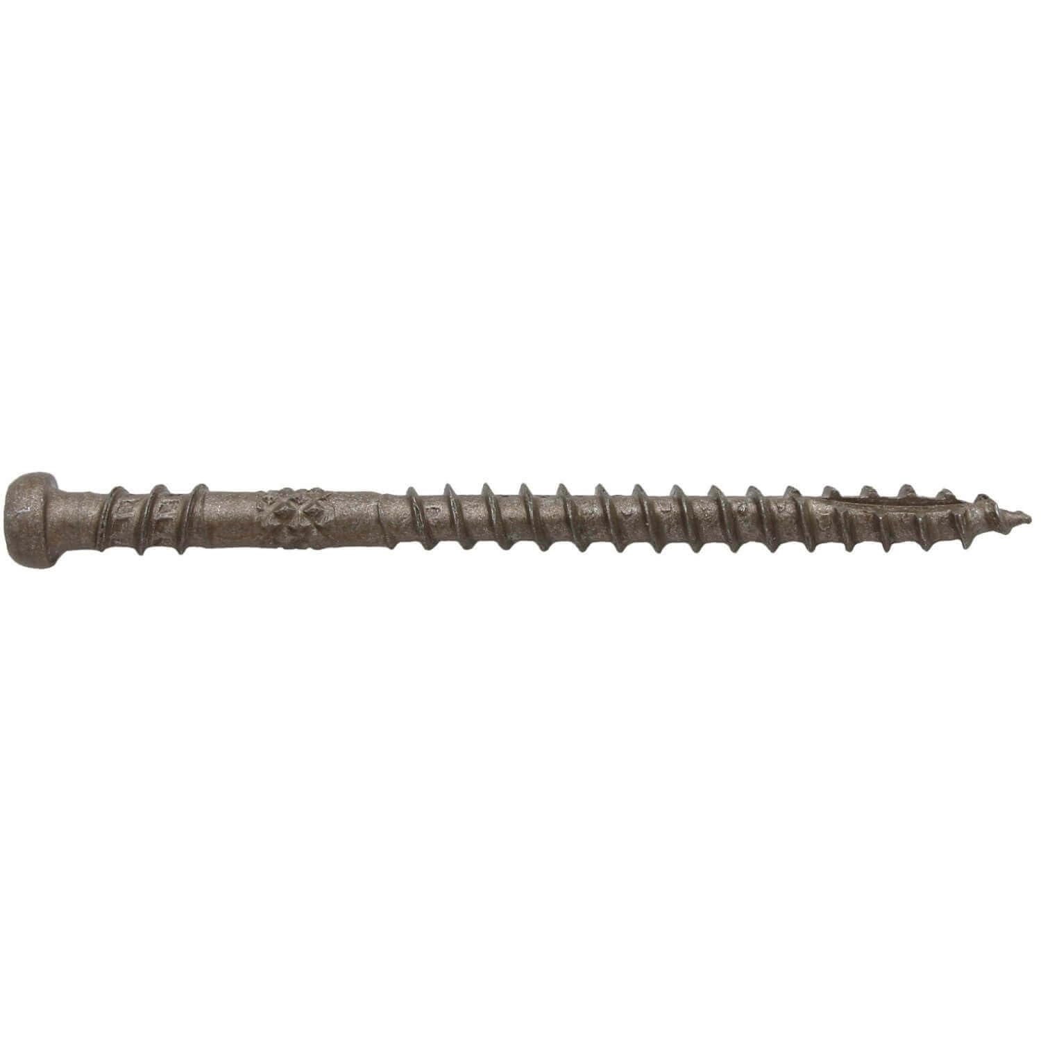10 x 2-3/4' TAN Composite Decking Wood Screw Torx/Star Drive Head - Exterior Coated - AQC Lumber Compatible - 5 Pound CASE ~3870 Screws