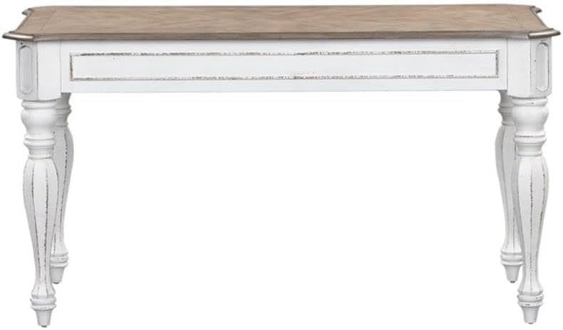 Liberty Furniture Industries Magnolia Manor Lift Top Writing Desk, W56 x D28 x H30, White