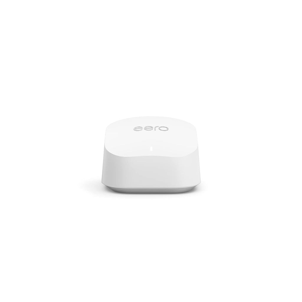 Like-New Amazon eero 6+ mesh wifi router - Supports internet plans up to a Gigabit, Coverage up to 1,500 sq. ft., Connect 75+ devices, 1-pack