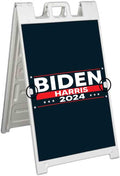Biden Harris 2024 (24' X 36') Deluxe A-Frame Signicade, Includes 2 Removable Panels & Stand | Election, Political, Democrat, Vote