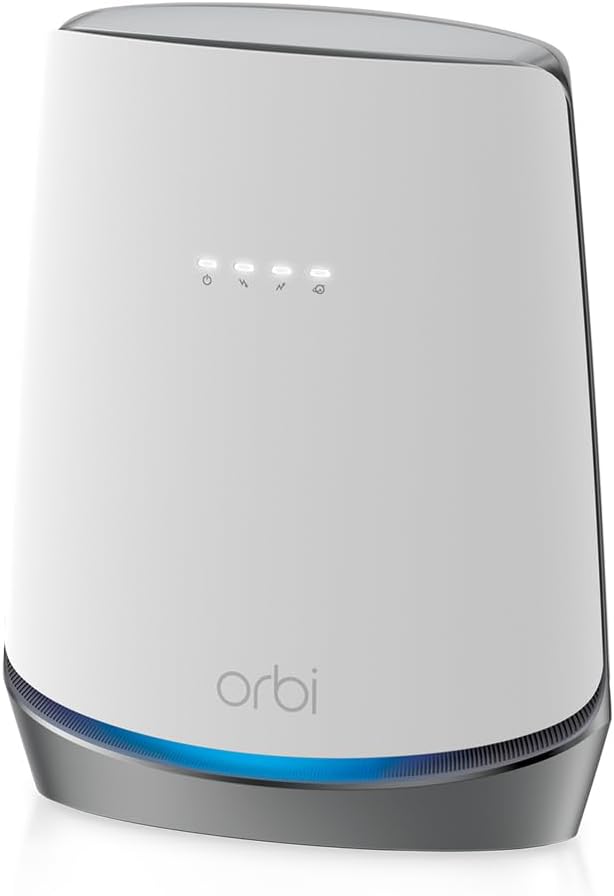 NETGEAR Orbi Tri-Band WiFi 6 Router with DOCSIS 3.1 Built-in Cable Modem (CBR750) – Cable Modem Router - Covers up to 2,500 sq. ft. 40+ Devices - AX4200 (up to 4.2Gbps)