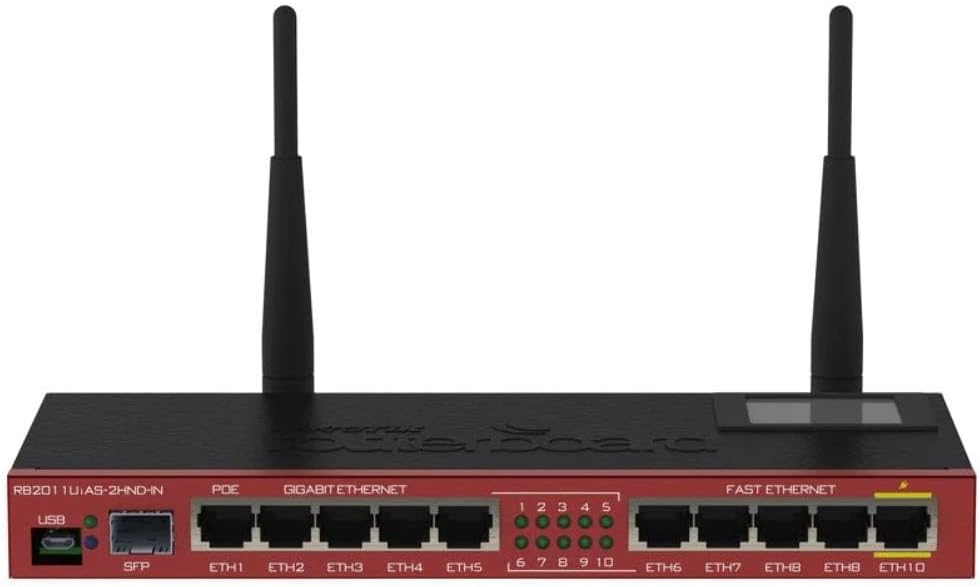 MikroTik RB2011UiAS-2HnD-IN Router 5xGB 5x10/100