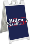 Biden Harris 2024 (24' X 36') Deluxe A-Frame Signicade, Includes 2 Removable Panels & Stand | Election, Political, Democrat, Vote