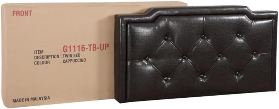 Glory Furniture 1116-TB-UP Bed- All in One Box Twin Cappuccino