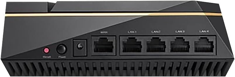 ASUS AX6100 WiFi 6 Gaming Mesh Router (RT-AX92U 2 Pack) - Tri-Band Gigabit Wireless Internet Router, Gaming & Streaming, AiMesh Compatible, Included Lifetime Internet Security, Adaptive QoS