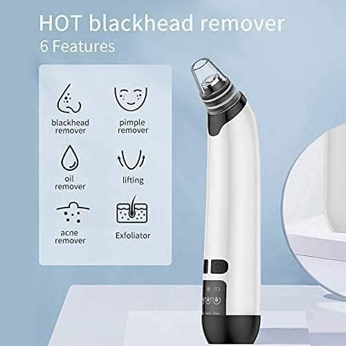 Rechargeable Face Vacuum Comedo Extractor Tool for Blackhead Whitehead Acne Removal