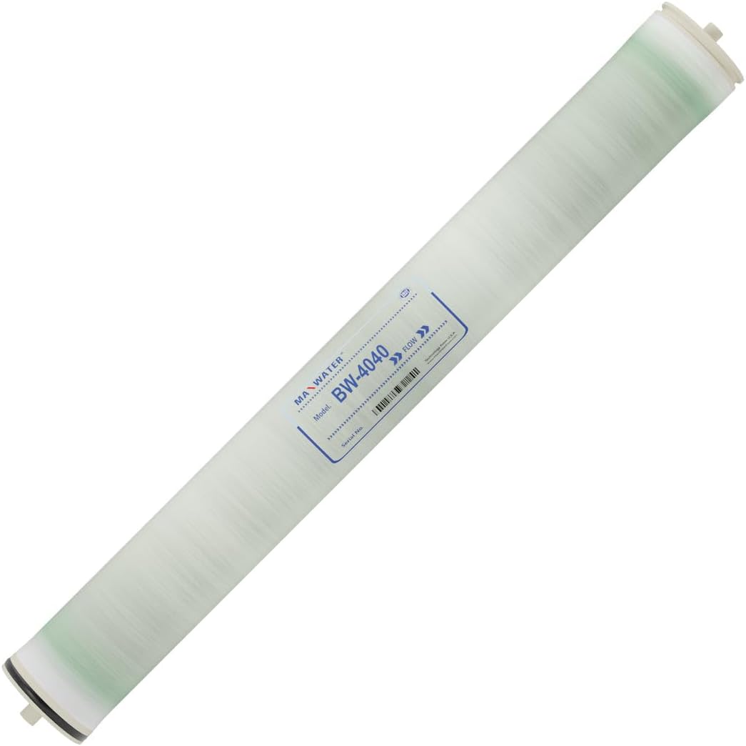 Max Water 4' x 40' BW-4040 / TW30-4040 2400 GPD Brackish Water RO Membrane Perfect for Car Wash, Whole House & Industrial Applications