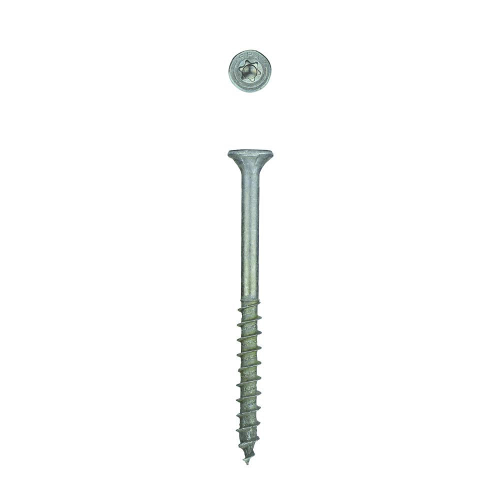 SPAX #14 x 3 Exterior Flat Head Deck Wood Screws Construction Torx T-Star Plus (1000 EA) Bulk Pail Bit Included Rust Resistant