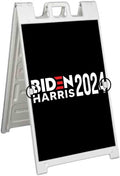 Biden Harris 2024 (24' X 36') Deluxe A-Frame Signicade, Includes 2 Removable Panels & Stand | Election, Political, Democrat, Vote