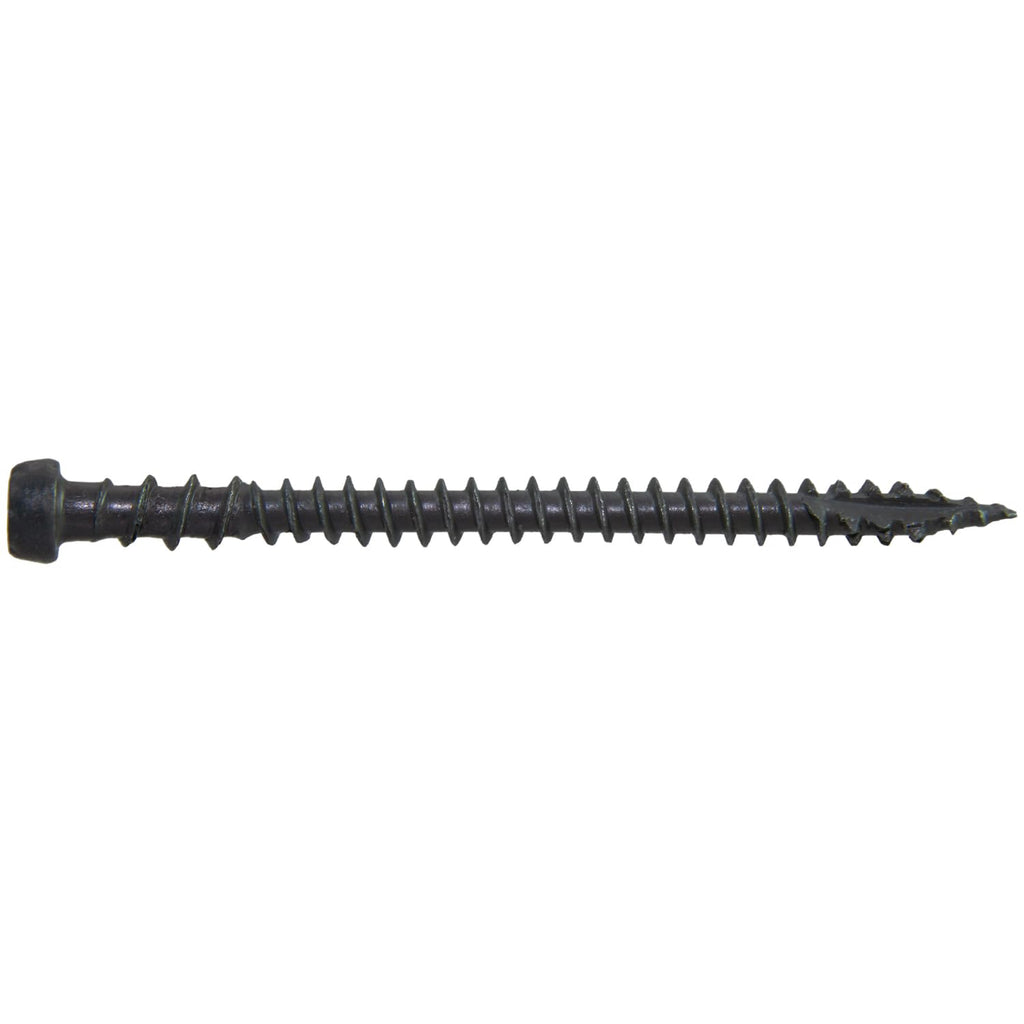 10 x 2-3/4' Gray Birch Composite Decking Wood Screw Torx/Star Drive Head - Exterior Coated - AQC Lumber Compatible - 5 Pound CASE ~3870 Screws