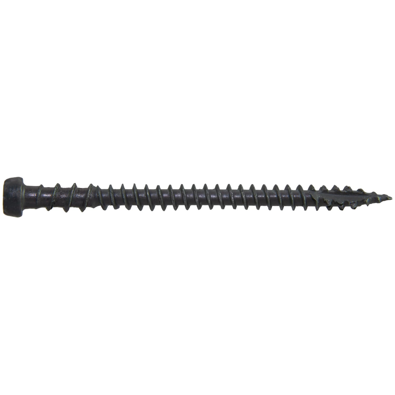 10 x 2-3/4' Gray Birch Composite Decking Wood Screw Torx/Star Drive Head - Exterior Coated - AQC Lumber Compatible - 5 Pound CASE ~3870 Screws