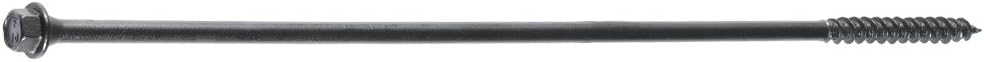 FastenMaster FMTLOK10-250 TimberLOK Heavy-Duty Wood Screw, 10 Inches, 250-Count,Black