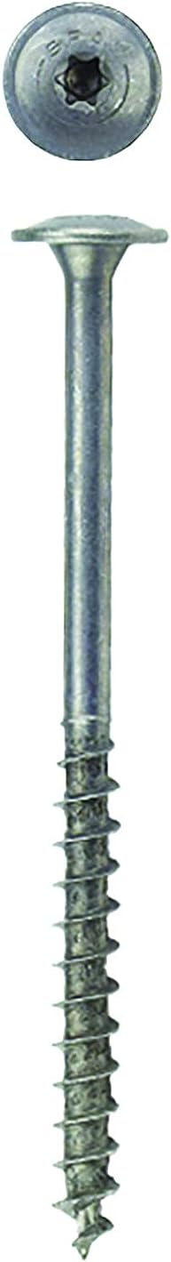 SPAX #10 x 3 Exterior Wafer Head Wood Screws Construction Torx T-Star Plus (1000 EA) Bulk Pail Bit Included Rust Resistant