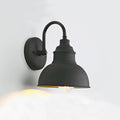 Aplique de pared Exterior Vintage de Cuello de cisne E26/E27, apliques de Hierro inoxidable, luminarias impermeables Amen, para puerta o terraza Exterior.