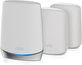 NETGEAR Orbi Whole Home Tri-Band Mesh WiFi 6 System (RBK653) – Router with 2 Satellite Extenders, Coverage Up to 6,000 Square Feet, 40 Devices, AX3000 (Up to 3Gbps) (Renewed)