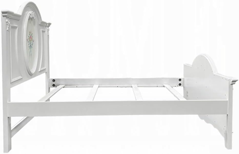 Acme Flora Wooden Twin Bed in White