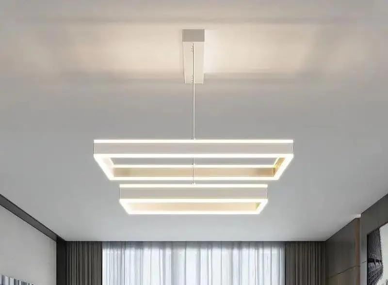 Chandelier, Nordic Minimalism Oval Led Pendant Light Dining Room Hanging Lamp Bar Droplight Home Decor Suspend Luminarias Lamparas(White 40 60cm,Nature White)