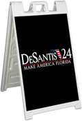 Desantis 2024 (24' X 36') Standard A-Frame Signicade, Includes Decal Applied to Stand | Election, Political, Republican, Vote