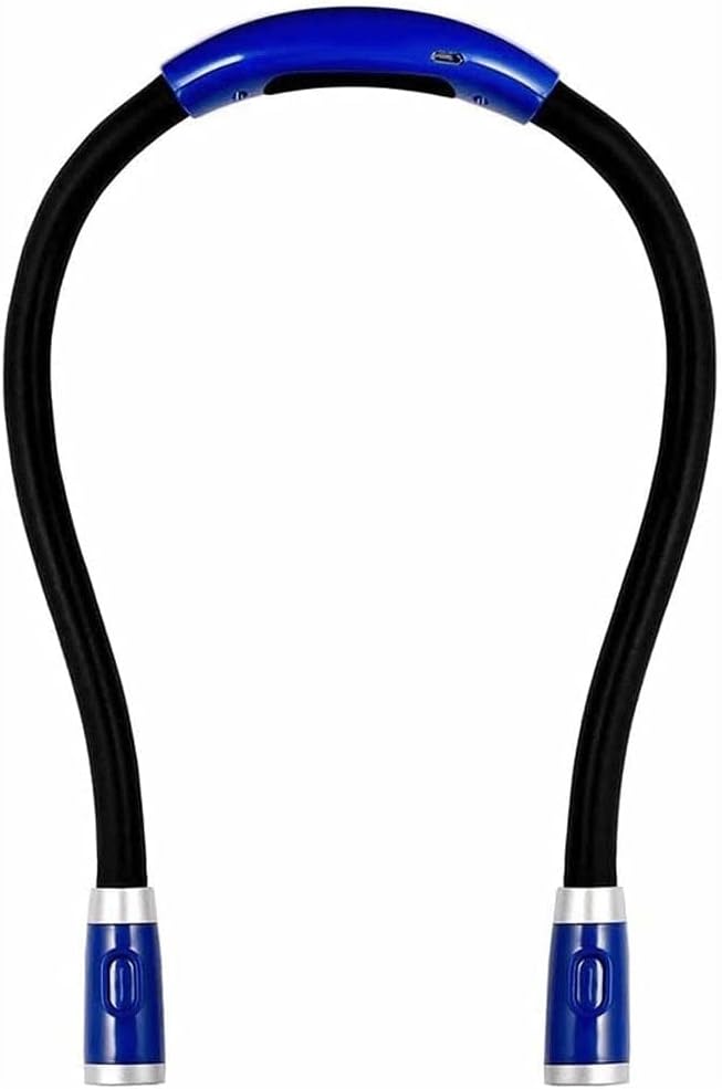 LED Neck Reading Light, Bendable Arms, Rechargeable, Perfect for Reading, Knitting, Camping