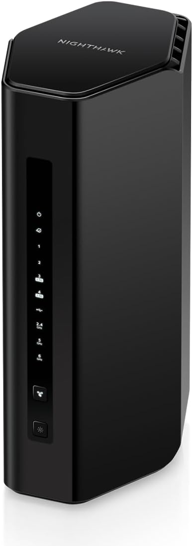 NETGEAR Nighthawk WiFi 7 Router (BE9300) – Router Only, 9.3Gbps Wireless Speed, 2.5 Gigabit Internet Port, Tri-Band for Gaming, Covers 2,500 sq. ft., 100 Devices, VPN – Free Expert Help