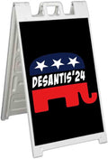 Desantis 2024 (24' X 36') Standard A-Frame Signicade, Includes Decal Applied to Stand | Election, Political, Republican, Vote