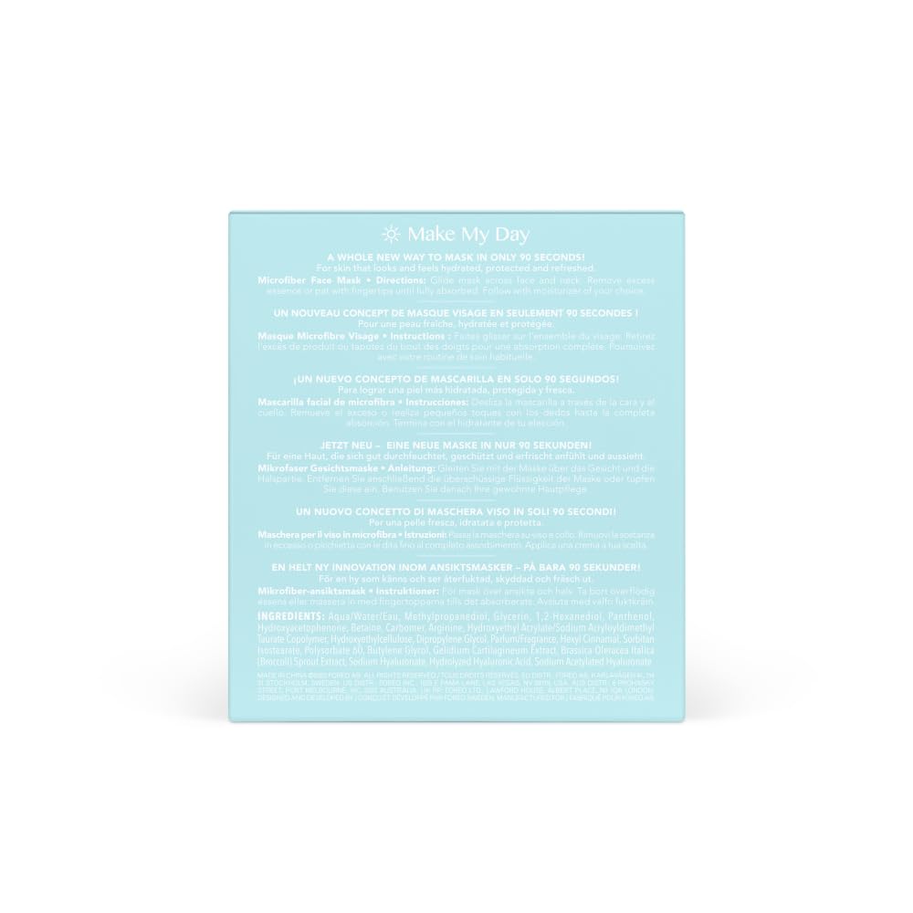 FOREO Hydrate & Brighten UFO 3 LED Set - Face Mask Skincare Device + 14 UFO Activated Masks + IRIS C-Concentrated Brightening Eye Cream, 0.5 Oz - Face Moisturiser