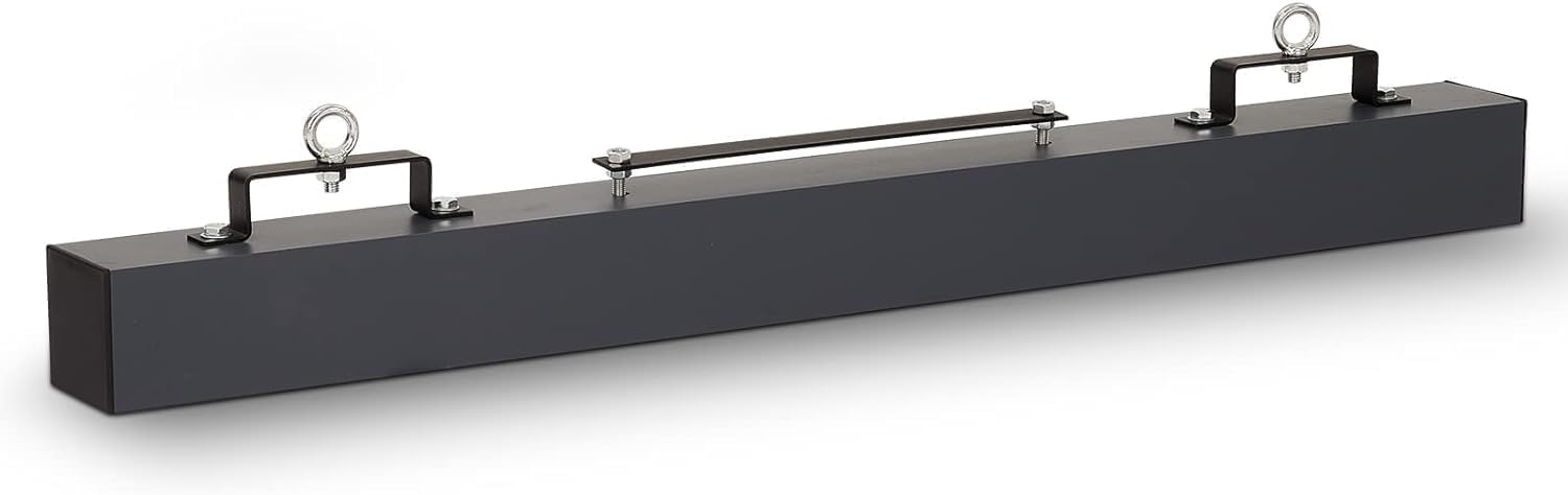60' Heavy Duty Magnetic Sweeper - 140LB Capacity Industrial Magnet Bar for Nails, Screws & Metal Debris - Quick Release Lever for Construction Sites & Driveways