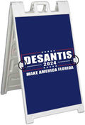 Desantis 2024 (24' X 36') Deluxe A-Frame Signicade, Includes 2 Removable Panels & Stand | Election, Political, Republican, Vote