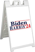 Biden Harris 2024 (24' X 36') Standard A-Frame Signicade, Includes Decal Applied to Stand | Election, Political, Democrat, Vote