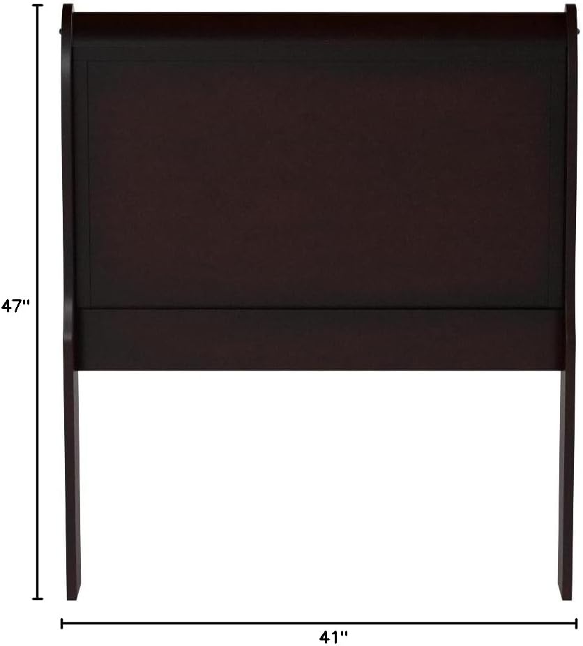Signature Design by Ashley Alisdair Traditional Twin Sleigh Headboard & Footboard ONLY, Dark Brown