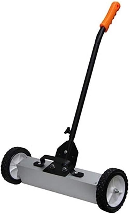 ATO 24' Magnetic Sweeper, 34 lbs, Magnetic Sweeper Pickup Tool, Adjustable Handle and Floor Clearance,for Industrial and Home (24')