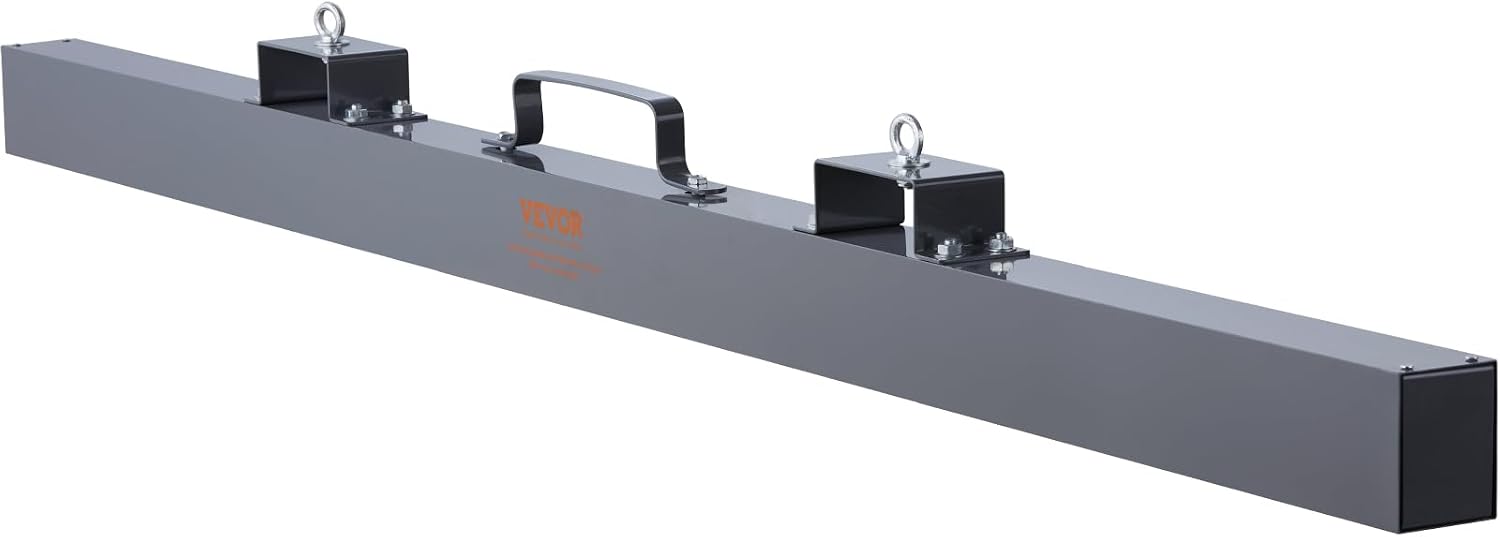 VEVOR 120lb Hanging & 50lb Rolling Magnetic Sweepers Nail Pickup Tool Kit with Wheels and Telescoping Handle for Construction Warehouse Floor Cleaning