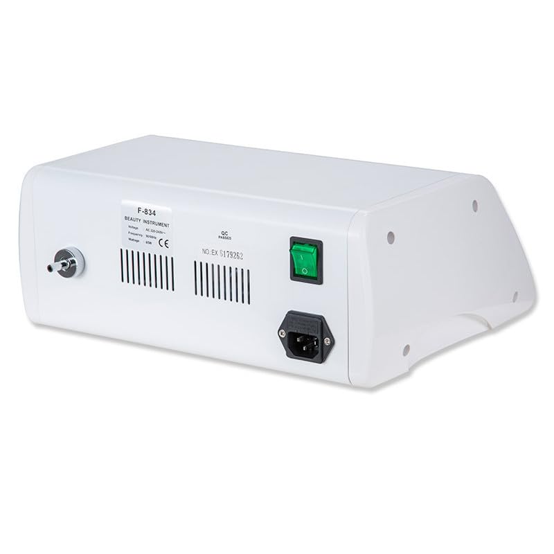 Silver Fox - Professional Diamond Microdermabrasion Machine - Dermabrasion Facial Beauty, Skincare, Salon, and Home Use Equipment Tool Device Kit with Diamond Tips for Men and Women - F834, (Gray)