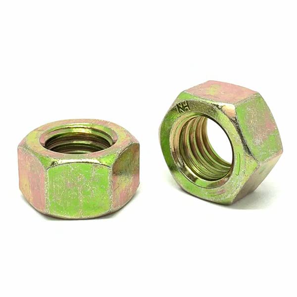(5000 Pieces) 1/4'-20 Grade 8 Finished Hex Nuts Zinc Yellow