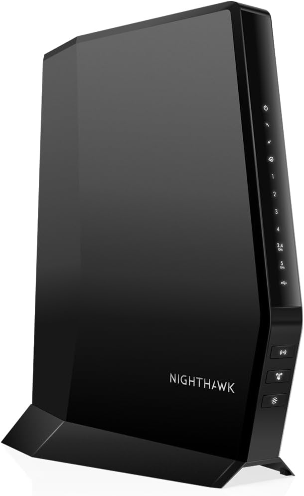NETGEAR Nighthawk Modem Router Combo (CAX30) DOCSIS 3.1 Cable Modem and WiFi 6 Router - AX2700 2.7 Gbps - Compatible with Xfinity, Spectrum, Cox, and More - Gigabit Wireless Internet (Renewed)